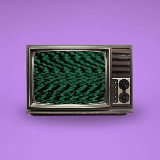 Television with static