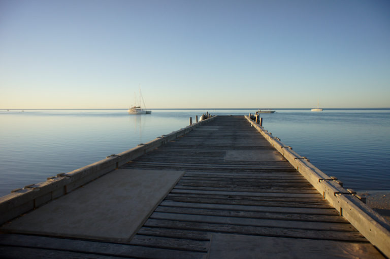 Pier and beach